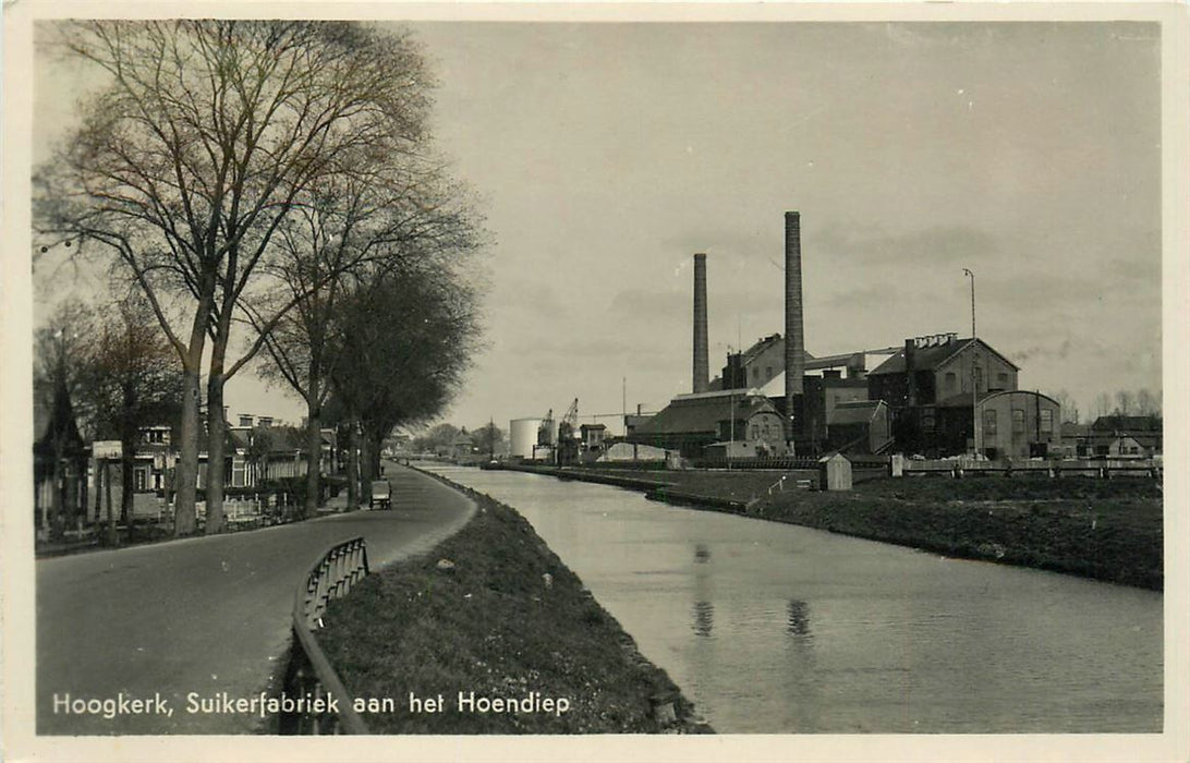 Hoogkerk  Suikerfabriek aan het Hoendiep