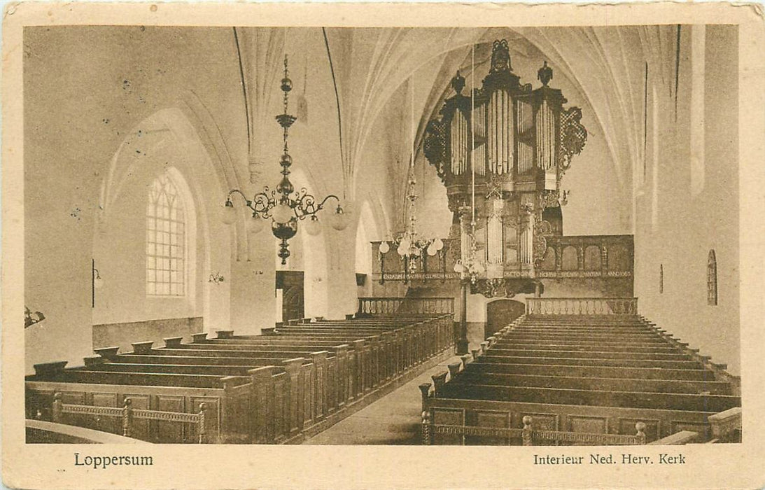 Loppersum Interieur Ned Herv Kerk