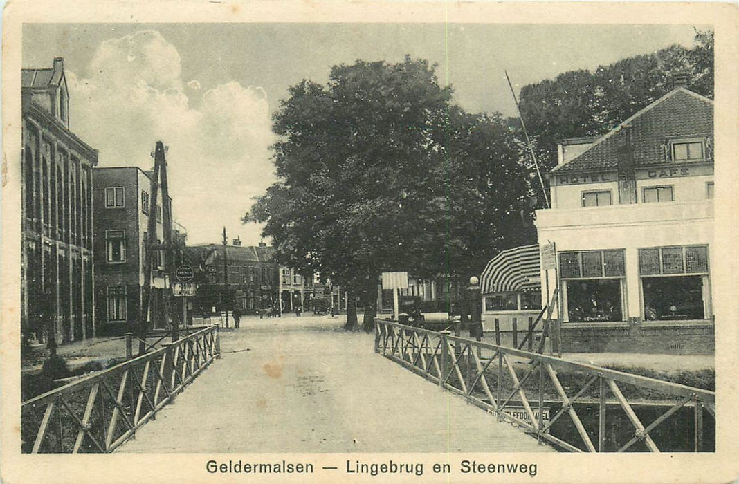 Geldermalsen Lingebrug en Steenweg