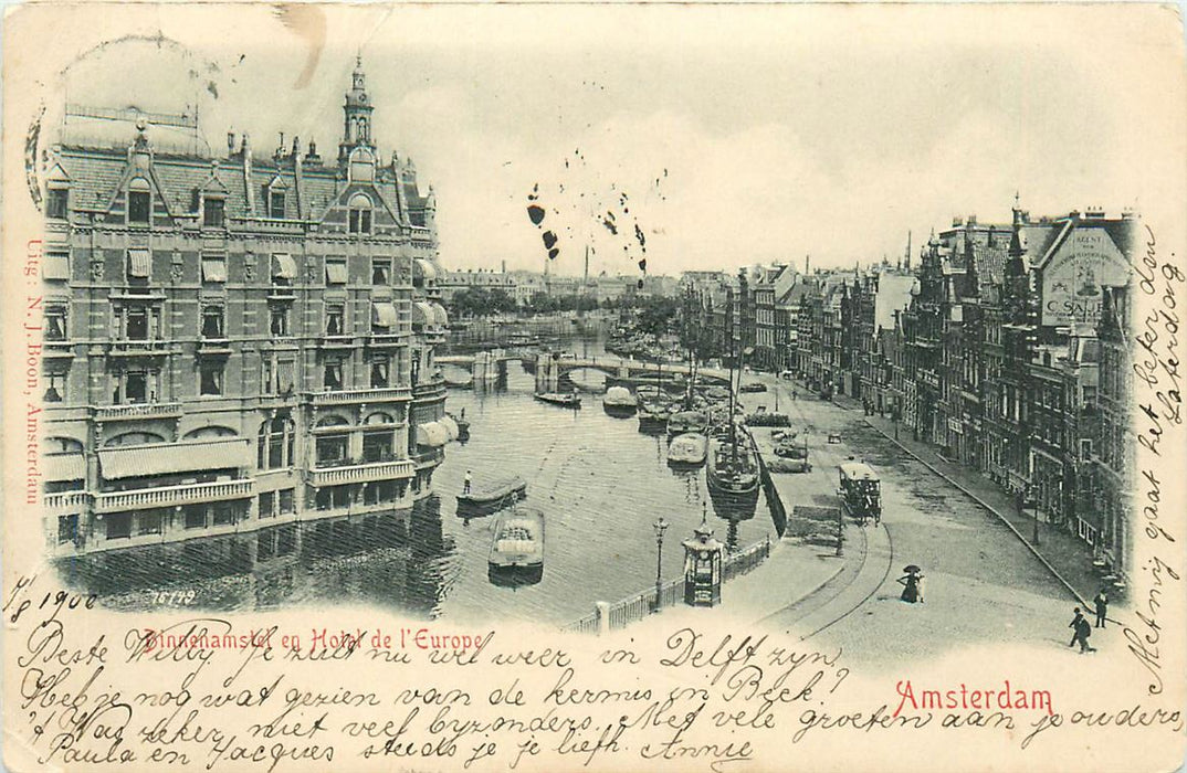 Amsterdam Binnenamstel Hotel de l Europe