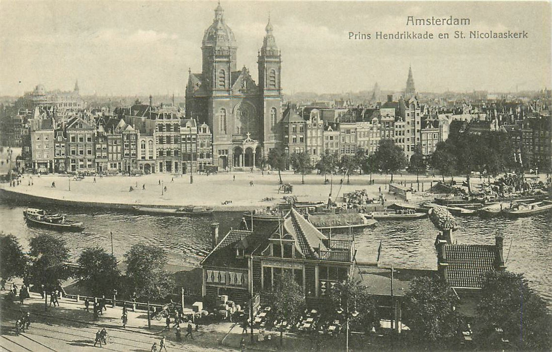 Amsterdam PH Kade en St Nicolaaskerk