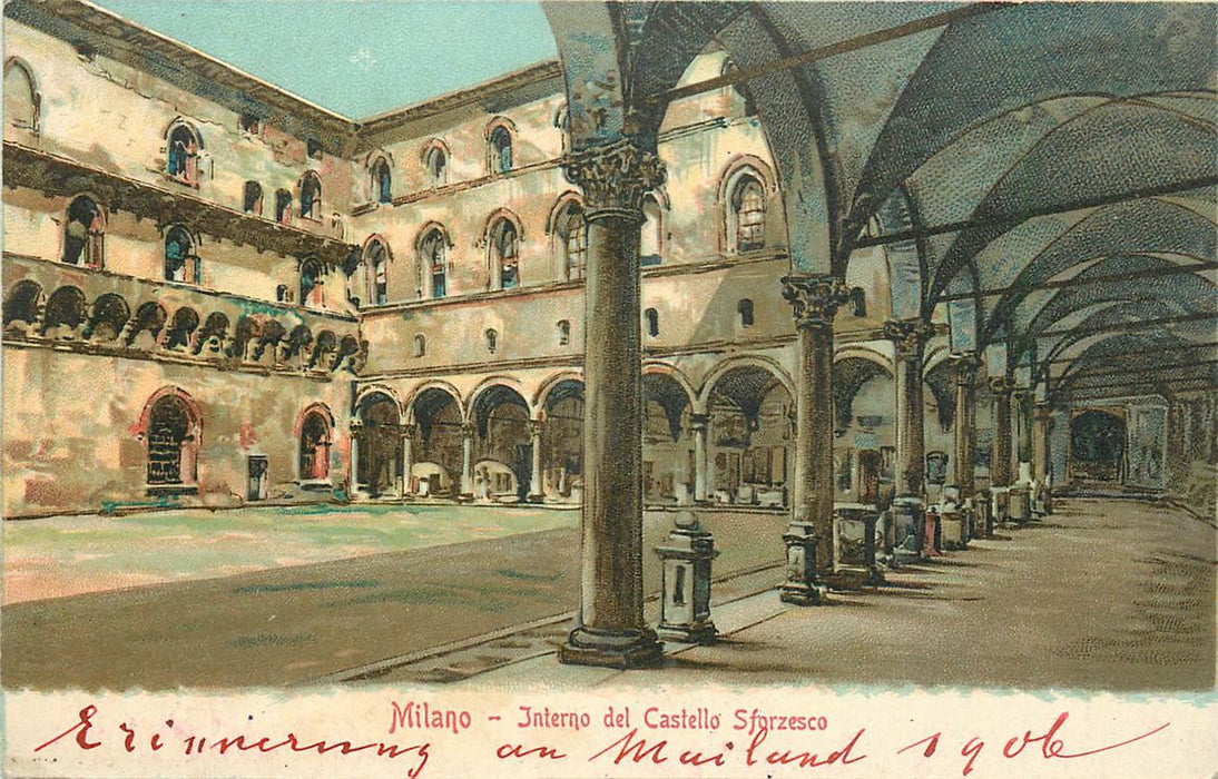 Milano Interno del Castello Sforzesco