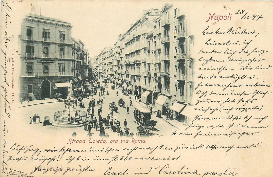 Napoli Strada Toledo ora via Roma