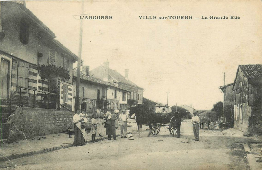 Ville sur Tourbe La Grande Rue