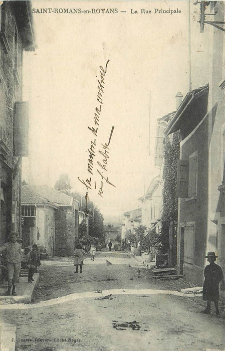 Saint Romans en Royans La Rue Principale
