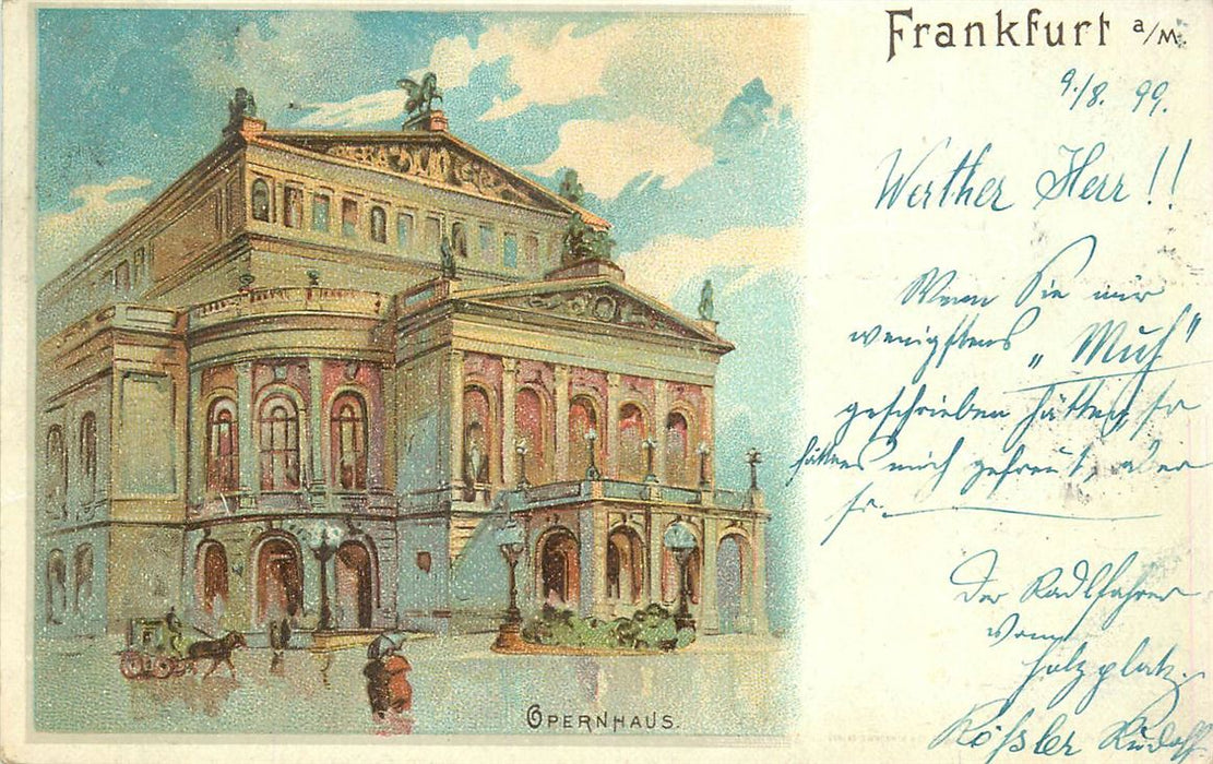 Frankfurt a M Opernhaus
