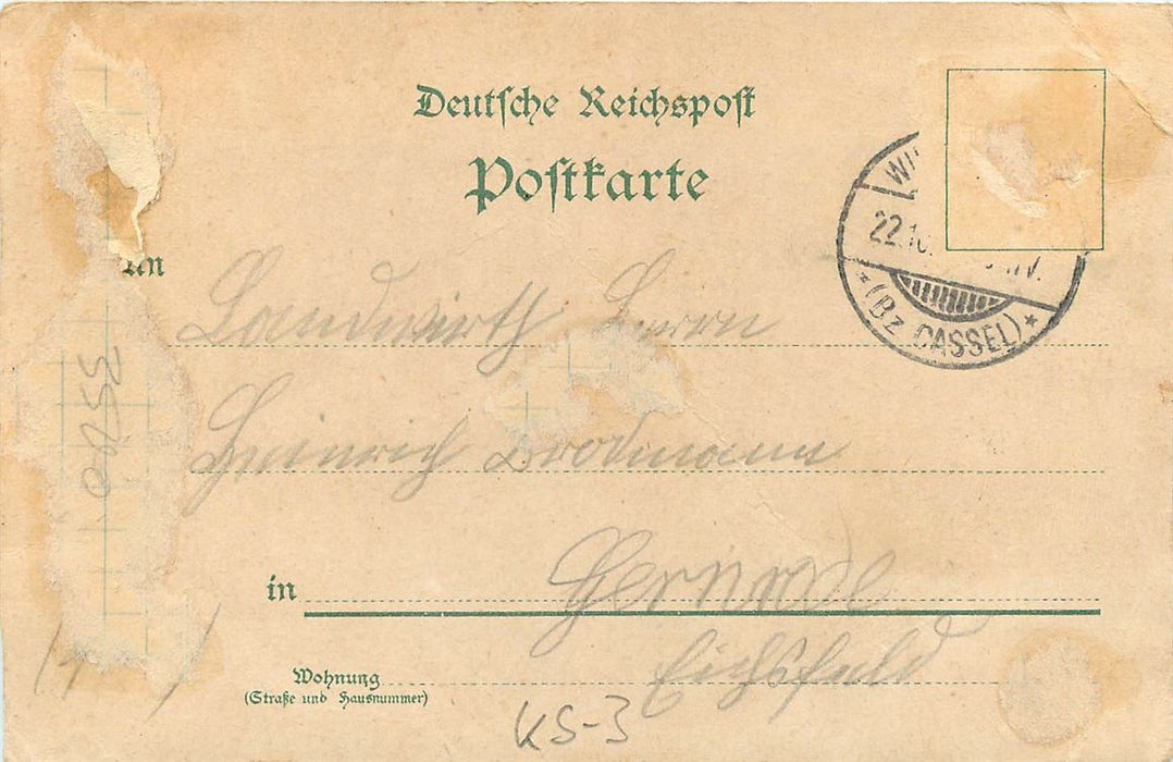Kassel Wilhelmshohe Litho
