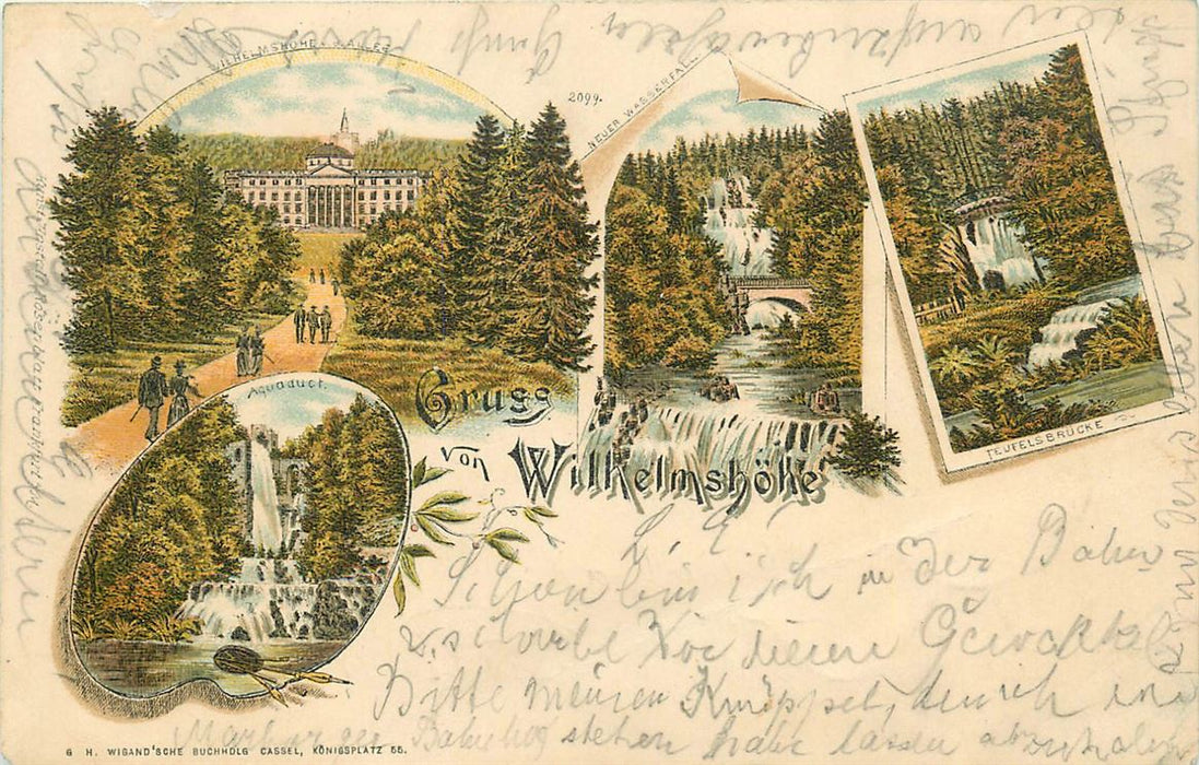 Kassel Wilhelmshohe Litho