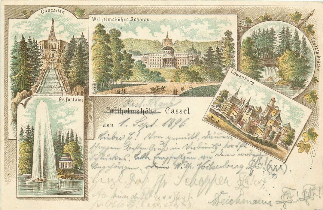 Kassel Wilhelmshohe Litho