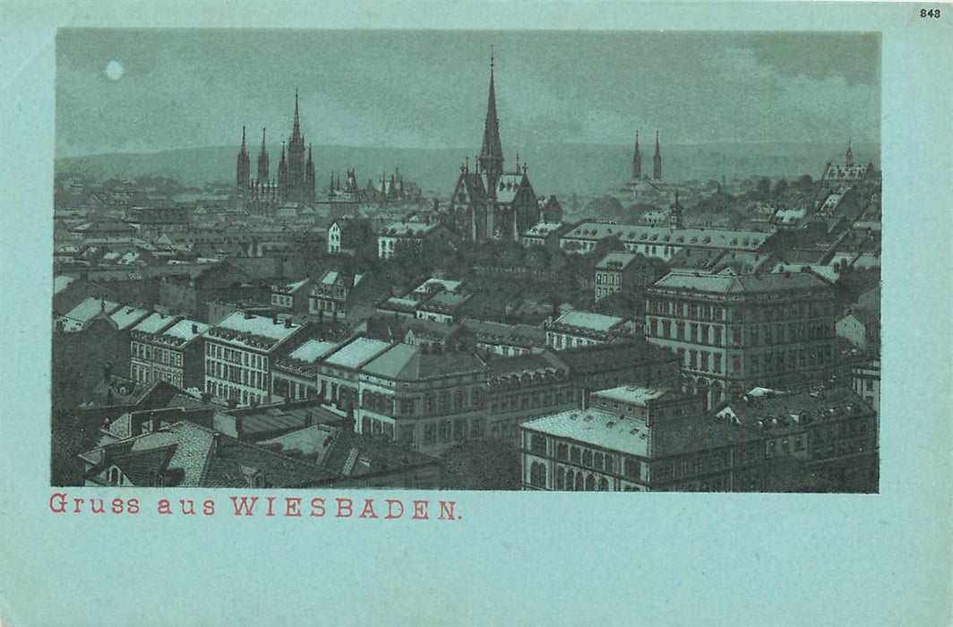 Wiesbaden Mondscheinkarte