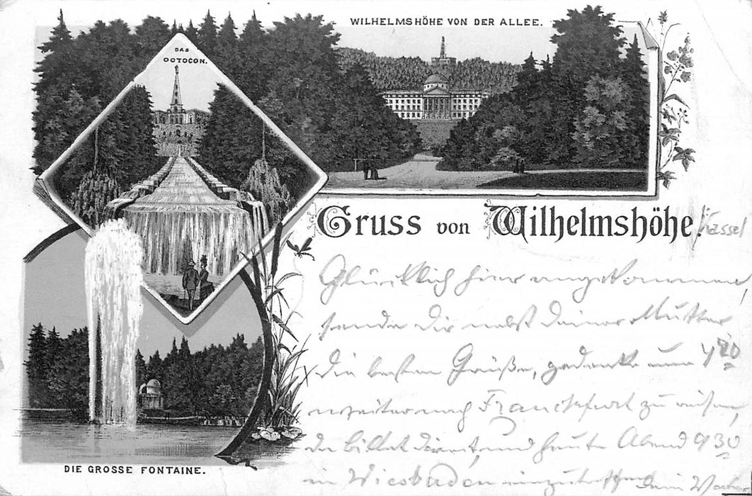 Kassel Wilhelmshohe Litho