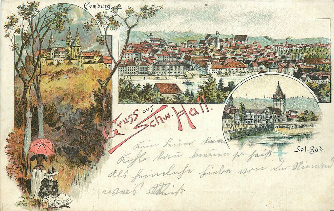 Schwabisch Hall Litho