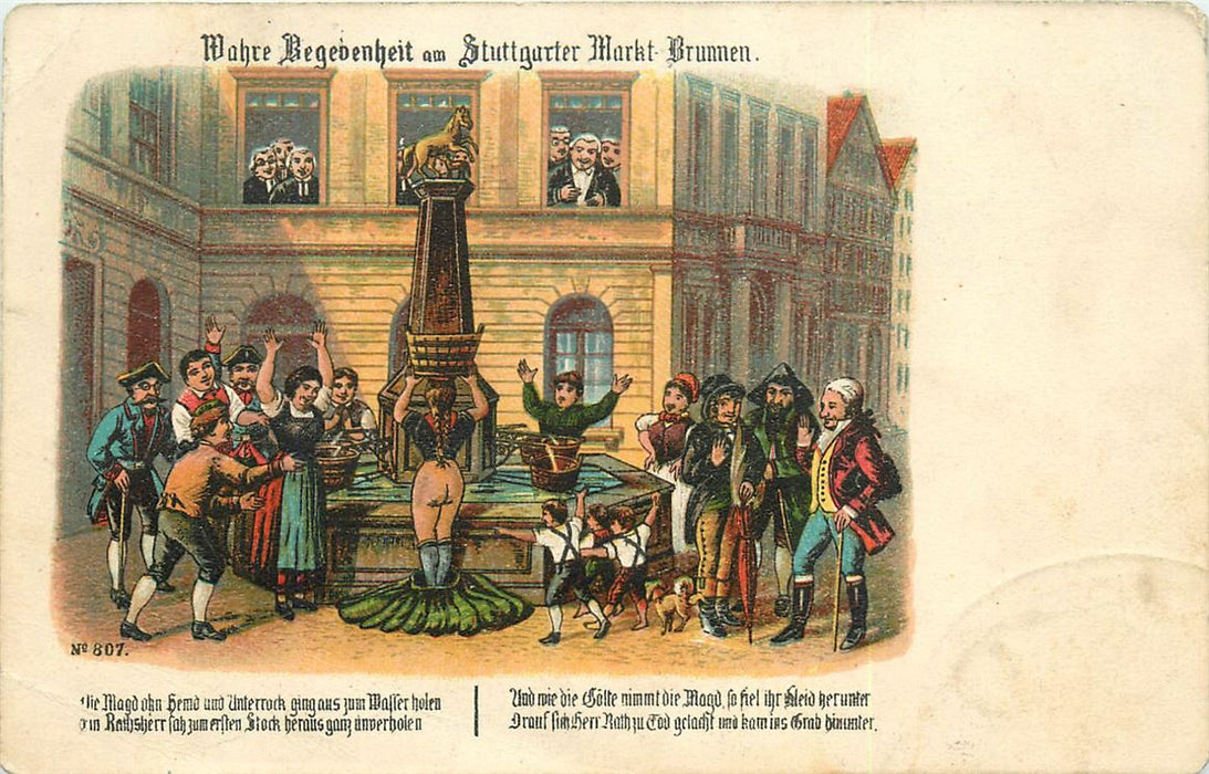 Stuttgart Markt Brunnen