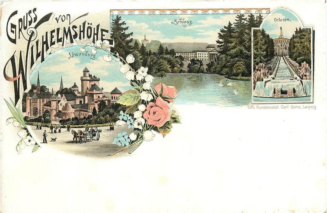 Kassel Wilhelmshohe Litho