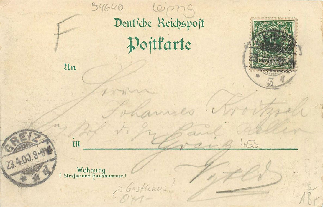 Leipzig Waldschanke Litho
