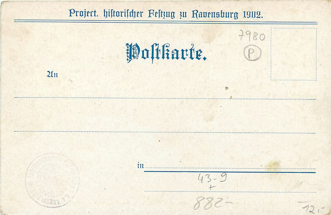 Ravensburg Festzug 1902