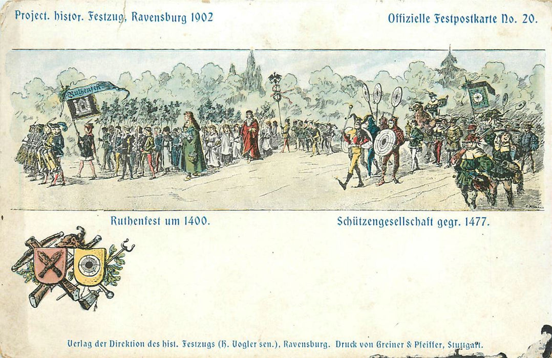 Ravensburg Festzug 1902
