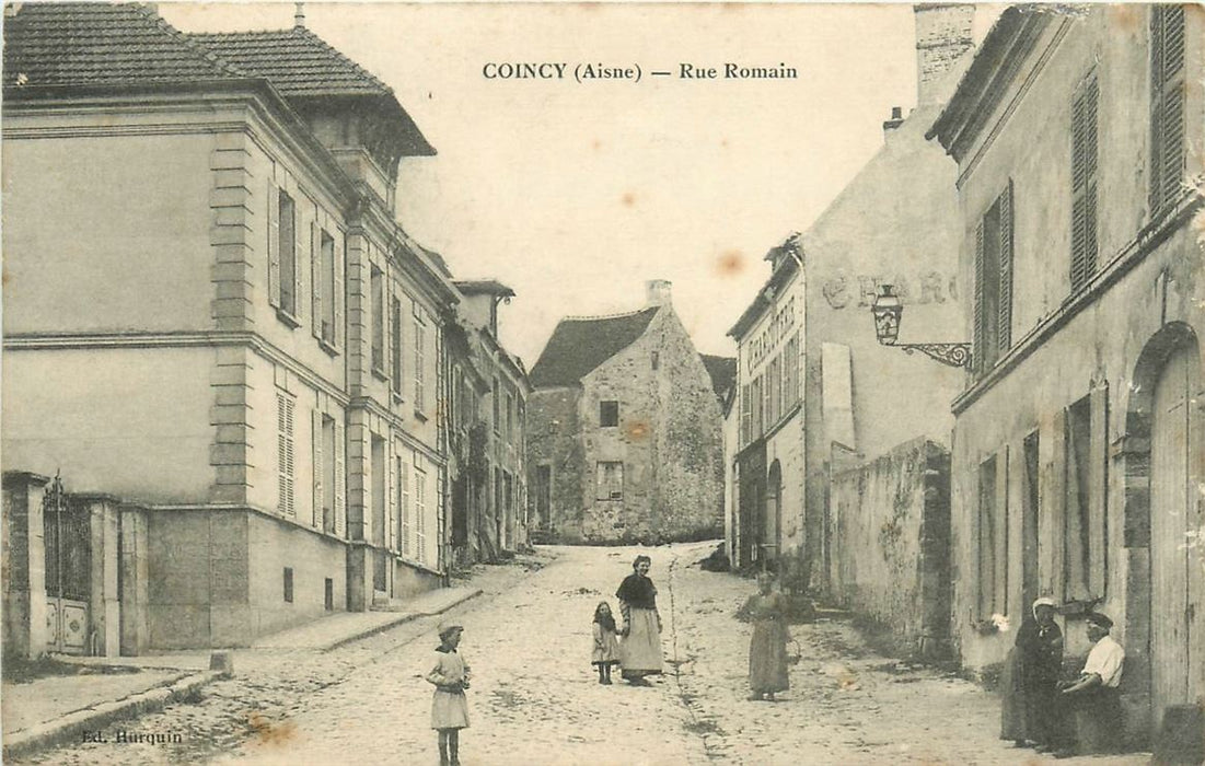 Coincy (Aisne) Rue Romain