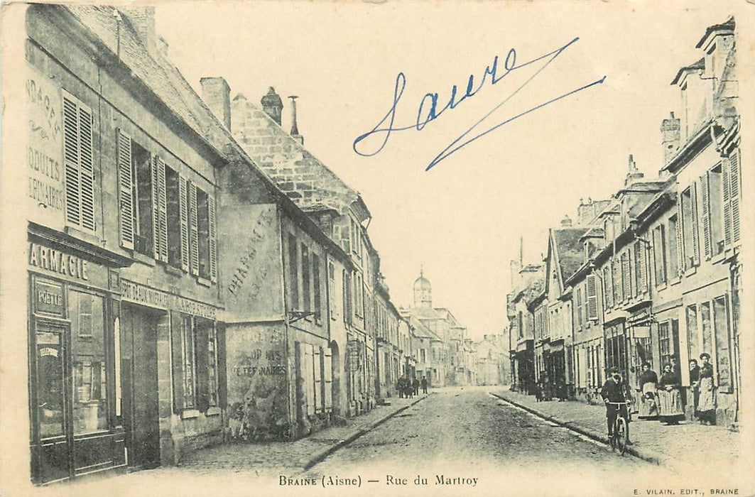 Braine (Aisne) Rue du Martroy