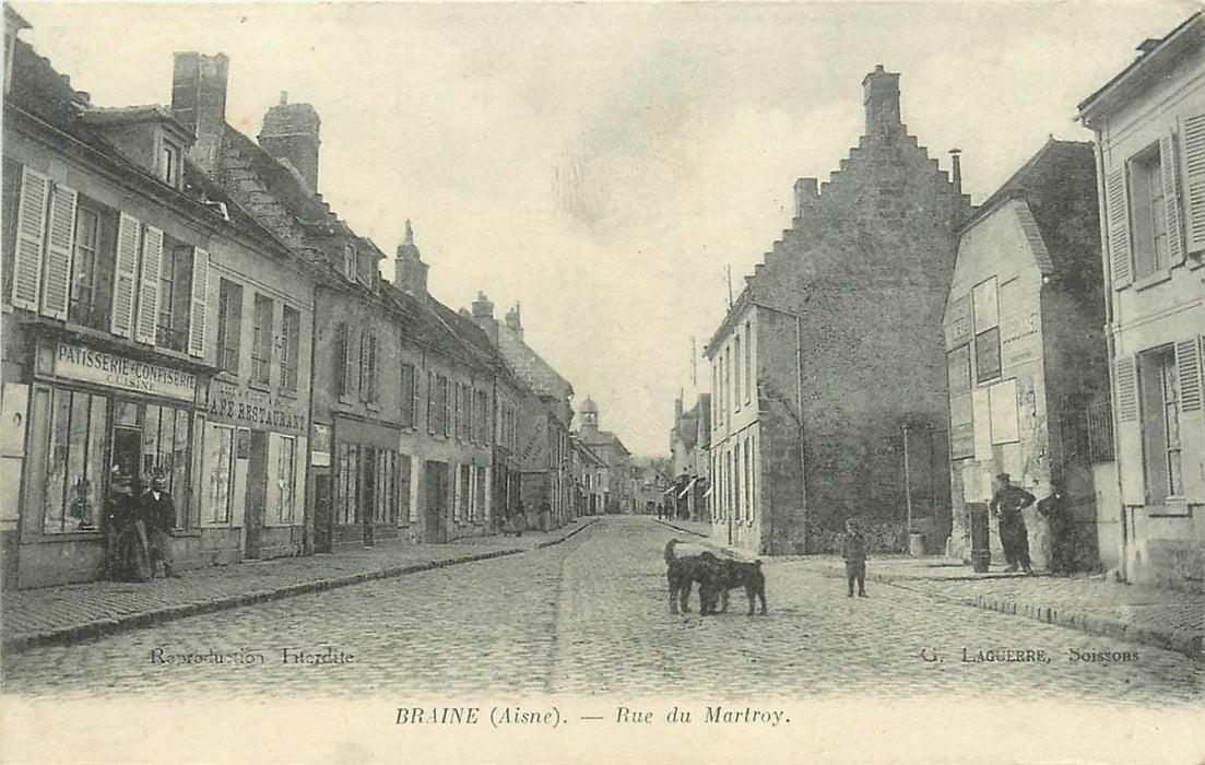 Braine (Aisne) Rue du Martroy