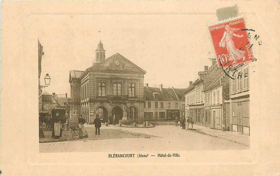 Blerancourt (Aisne) Hotel de Ville