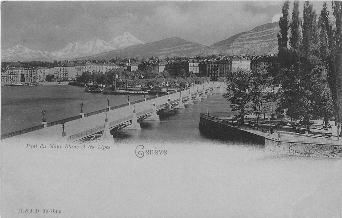 Geneve Pont du Mont Blanc