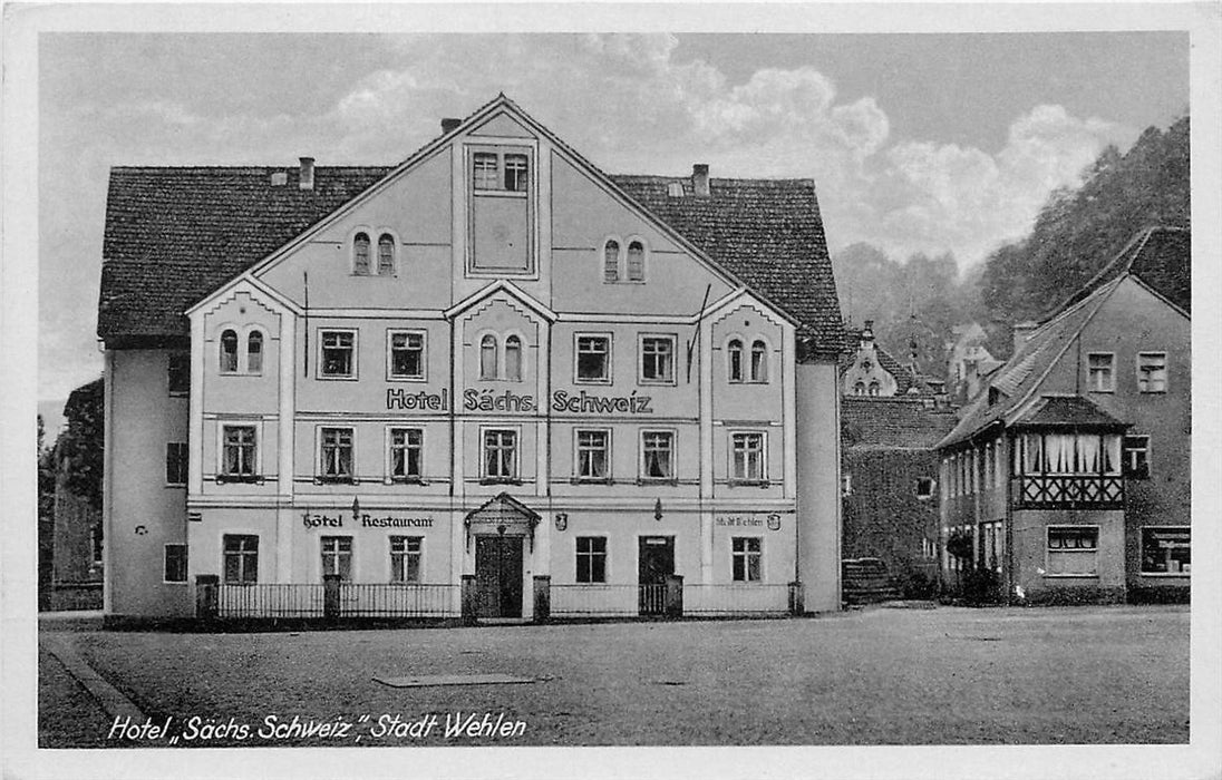 Stadt Wehlen Hotel Sachs Schweiz