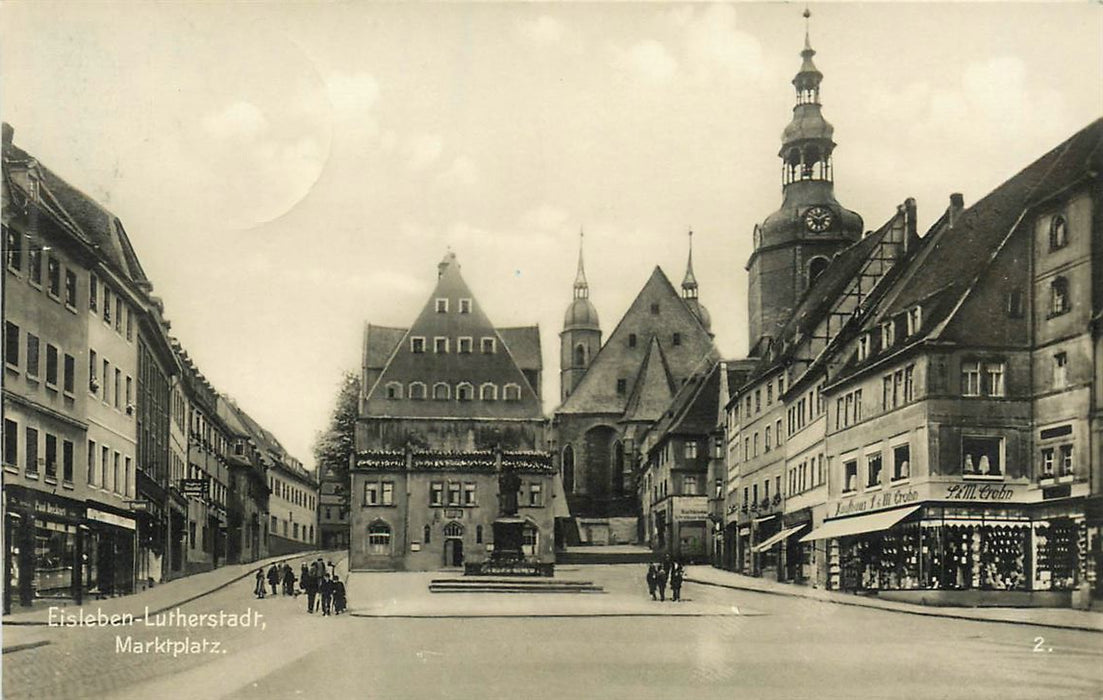 Eisleben Marktplatz