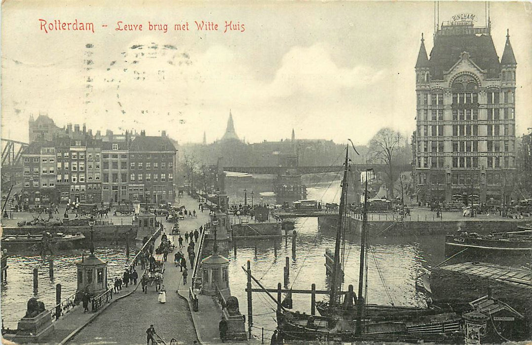 Rotterdam Leuvebrug Witte Huis