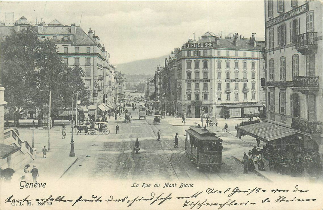Geneve Rue du Mont Blanc