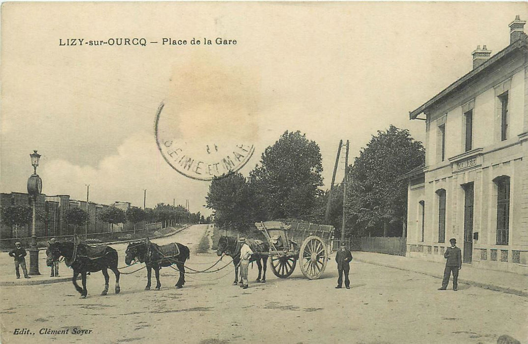 Lizy sur Ourcq Place de la Gare
