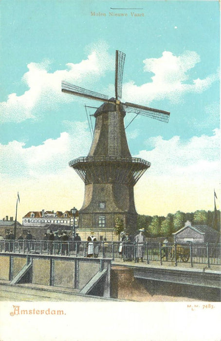 Amsterdam Molen Nieuwe Vaart