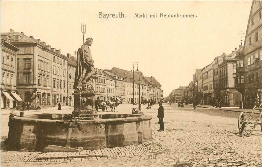 Bayreuth Neptunbrunnen Markt