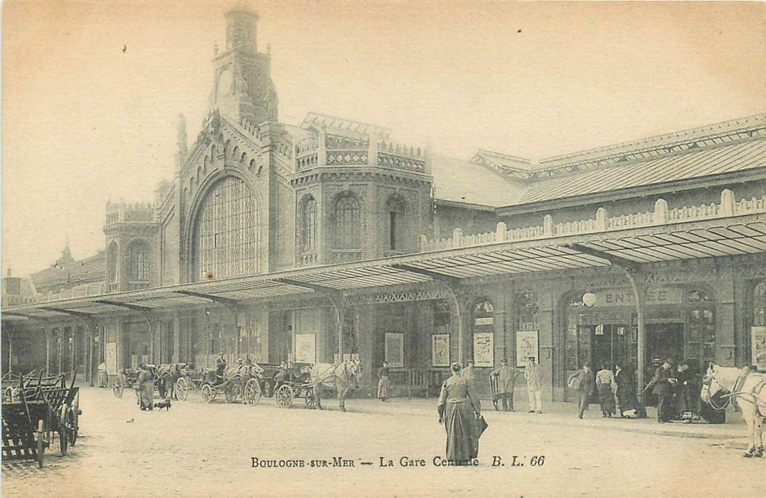 Boulogne sur Mer La Gare Centrale