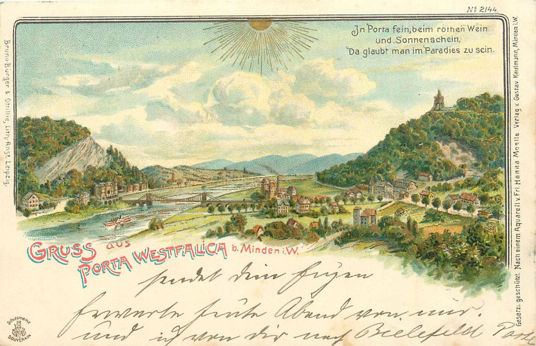 Porta Westfalica Litho