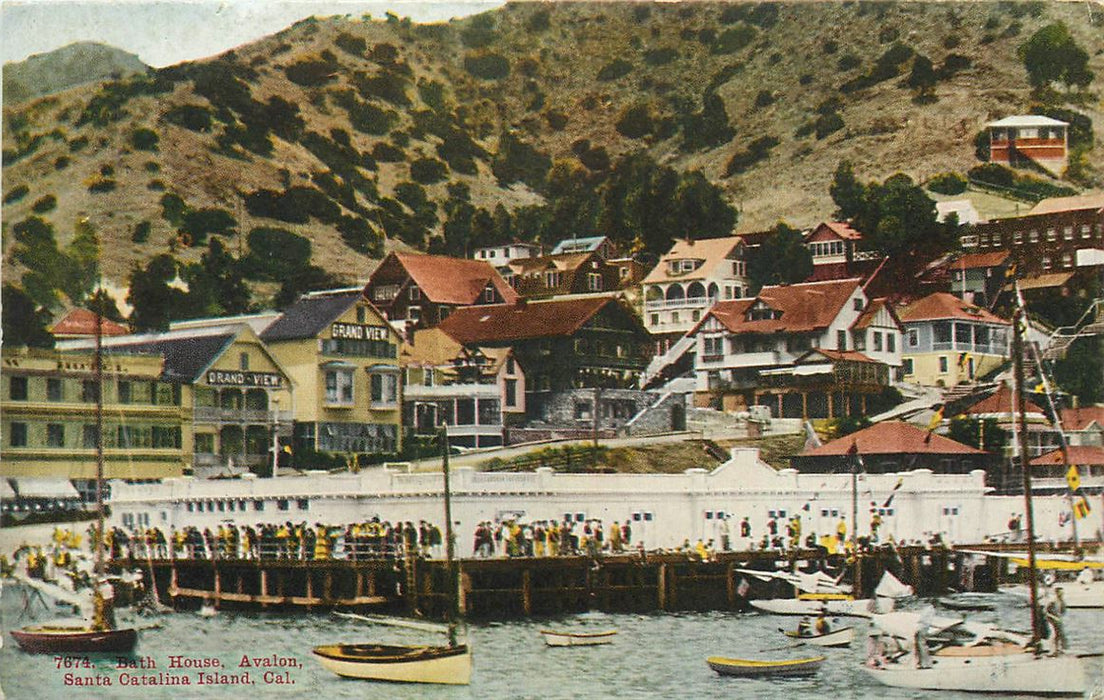 Santa Catalina Island CA Bath House Avalon