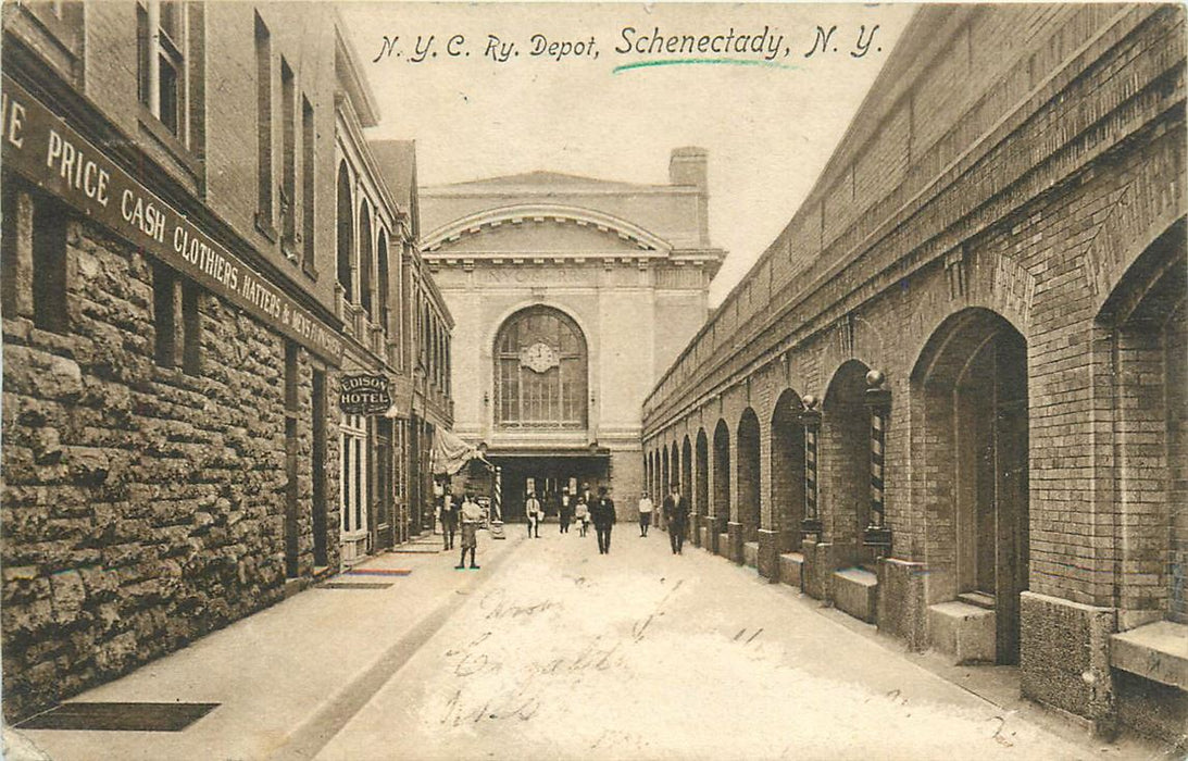 Schenectady NY NYC Ry Depot