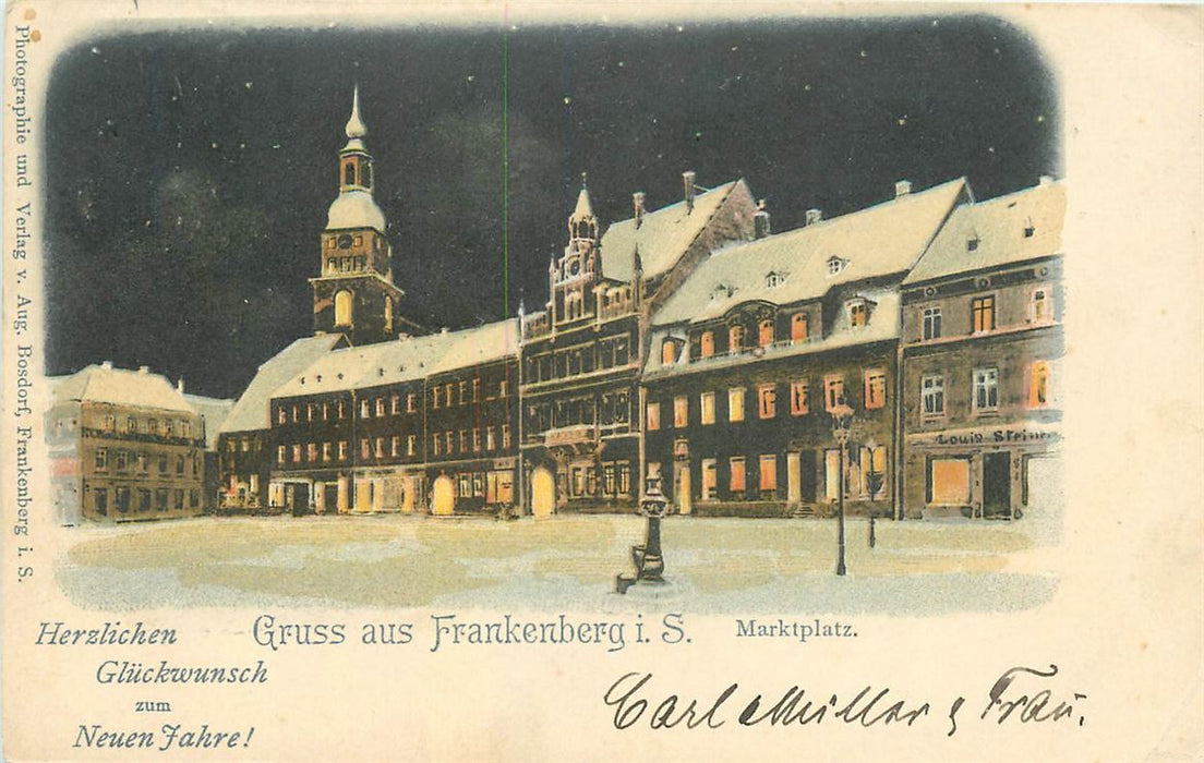 Frankenberg i Sa Marktplatz
