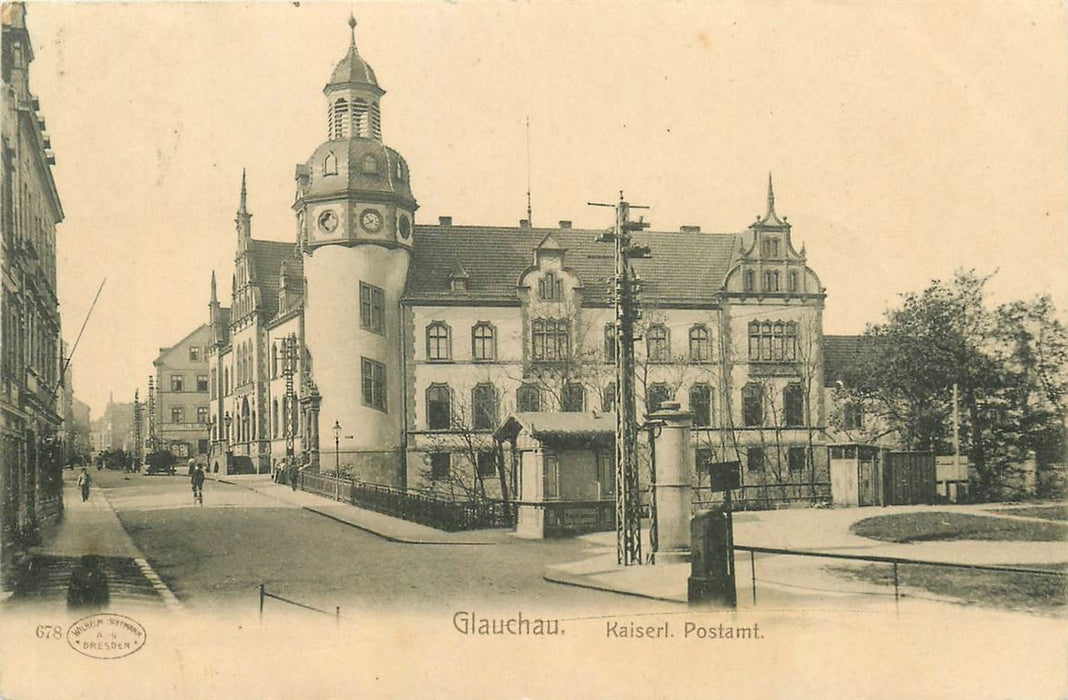 Glauchau Kaiserl Postamt