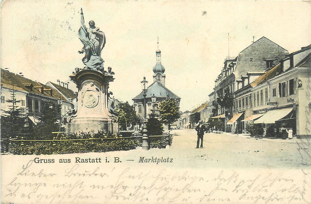 Rastatt i B Marktplatz