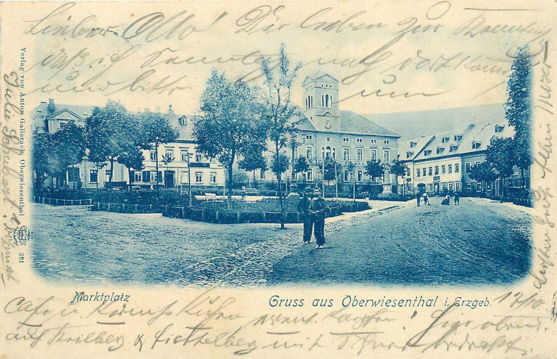 Oberwiesenthal i Erz Marktplatz