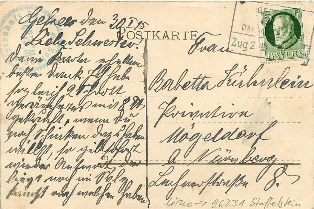 Schloss Banz Litho