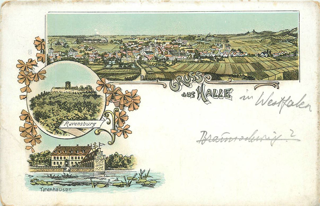 Halle in W Litho
