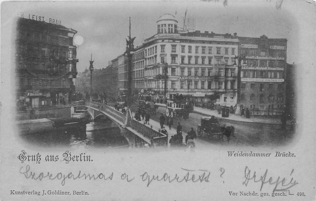 Berlin Weidendammer Brücke