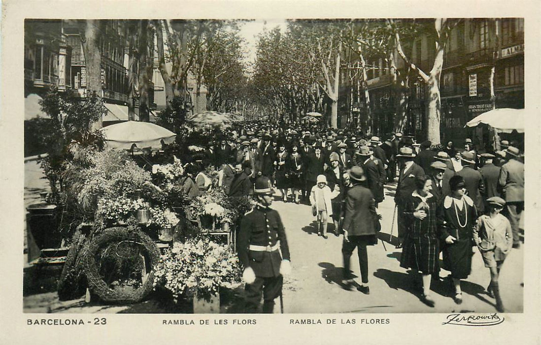 Barcelona Rambla de las Flores