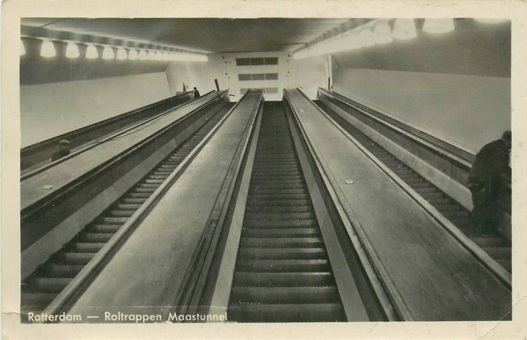 Rotterdam Roltrappen Maastunnel