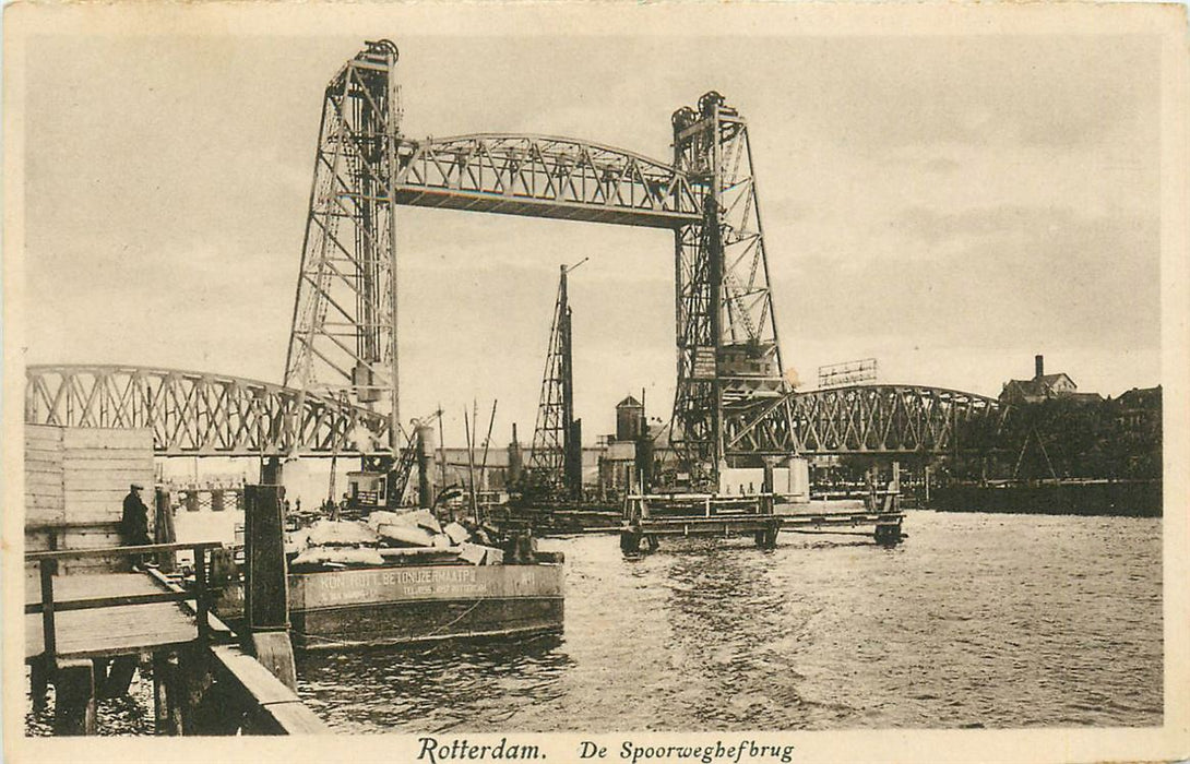 Rotterdam De Spoorweghefbrug