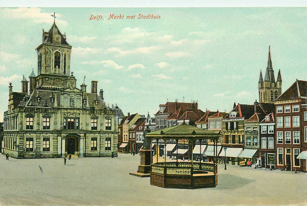 Delft Markt Stadhuis