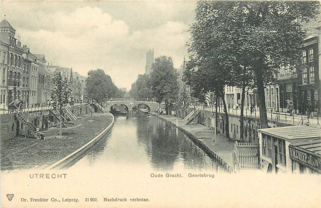 Utrecht Geertebrug Oude Gracht