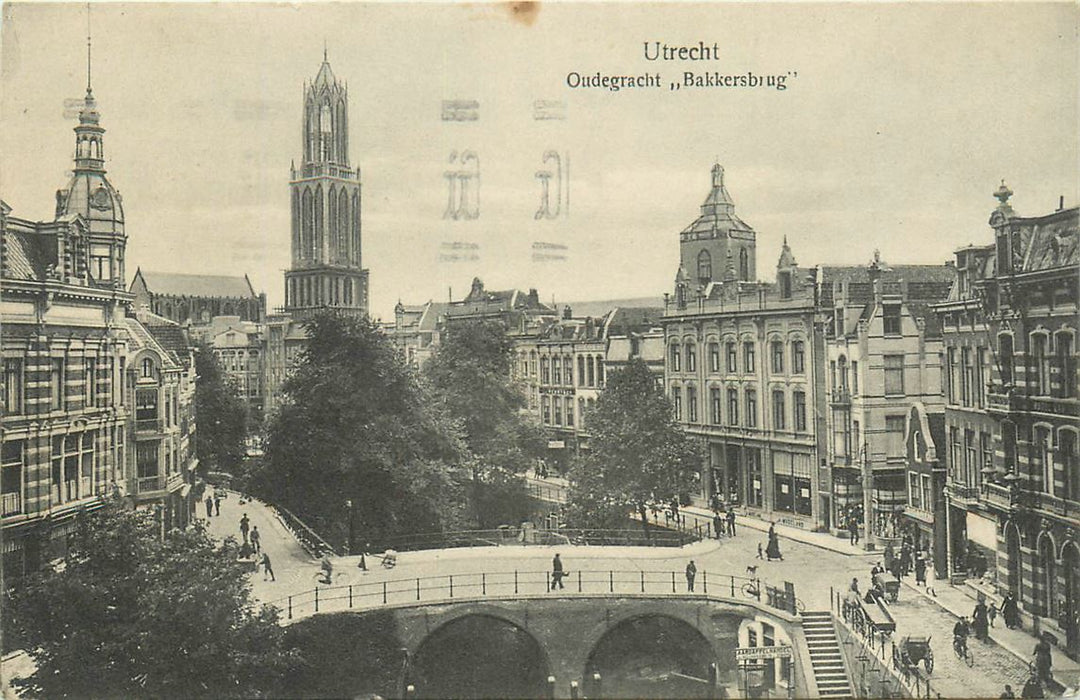 Utrecht Bakkersbrug Oude Gracht